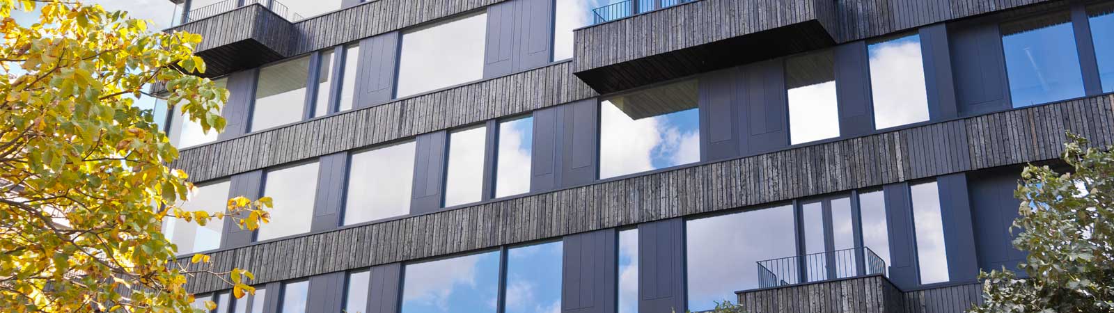 Architecture with ALANOX® stainless steel look