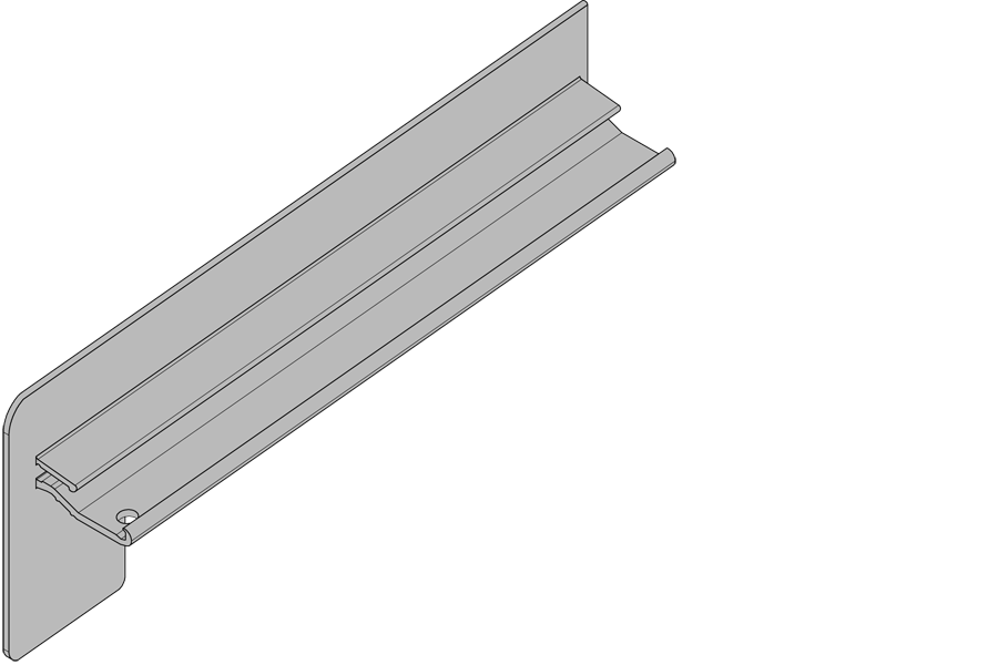 Alufensterbank Bordstück