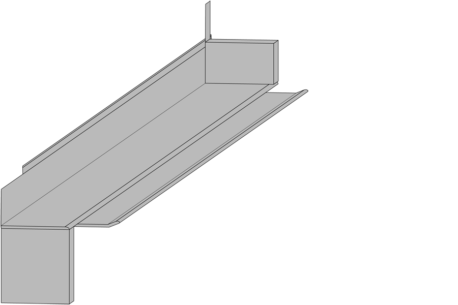 Alufensterbank Verbinder Außen