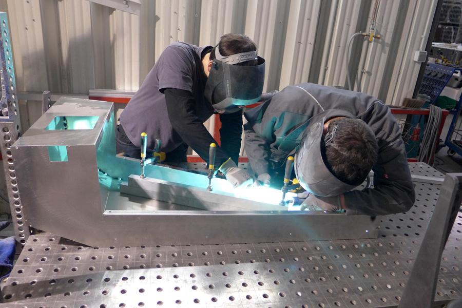 Aluminium processing of aluminium components welding Aluminium processing of aluminium components welding