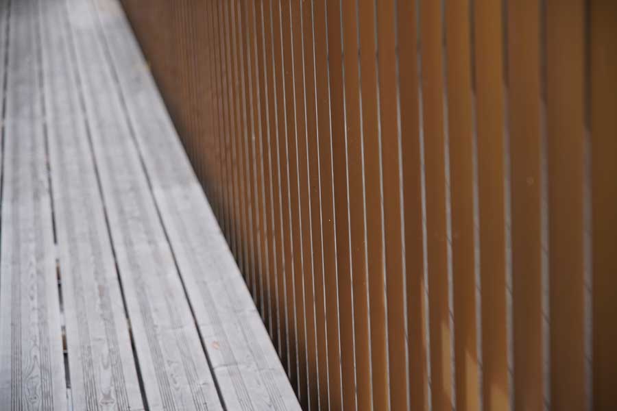 Eloxal E6 EV2, GRANODAL® C-71, E5 S-120-2 Bronzefarbene Bildfassade in Eloxal E6 C32