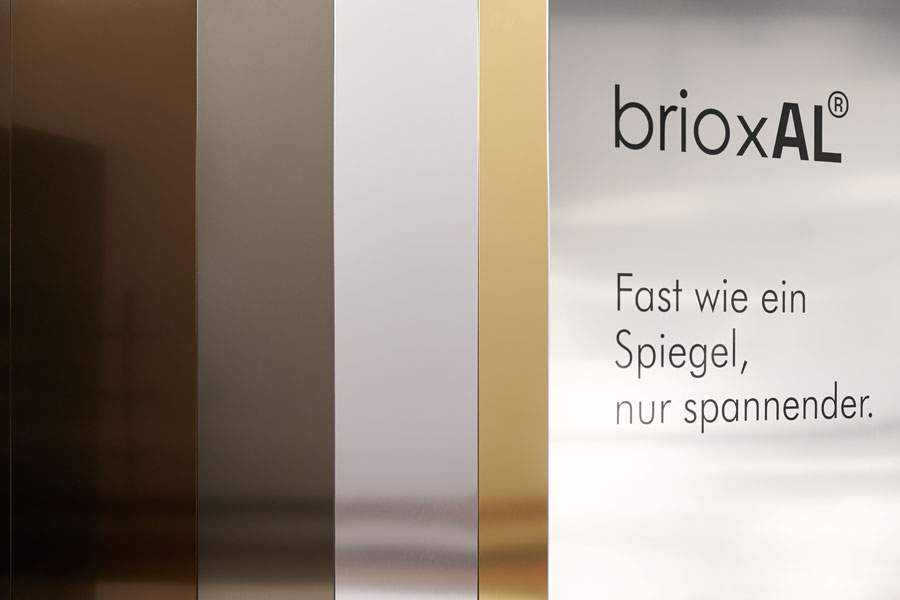 brioxAL<sup>®</sup> hochglänzende
            Aluminiumbleche