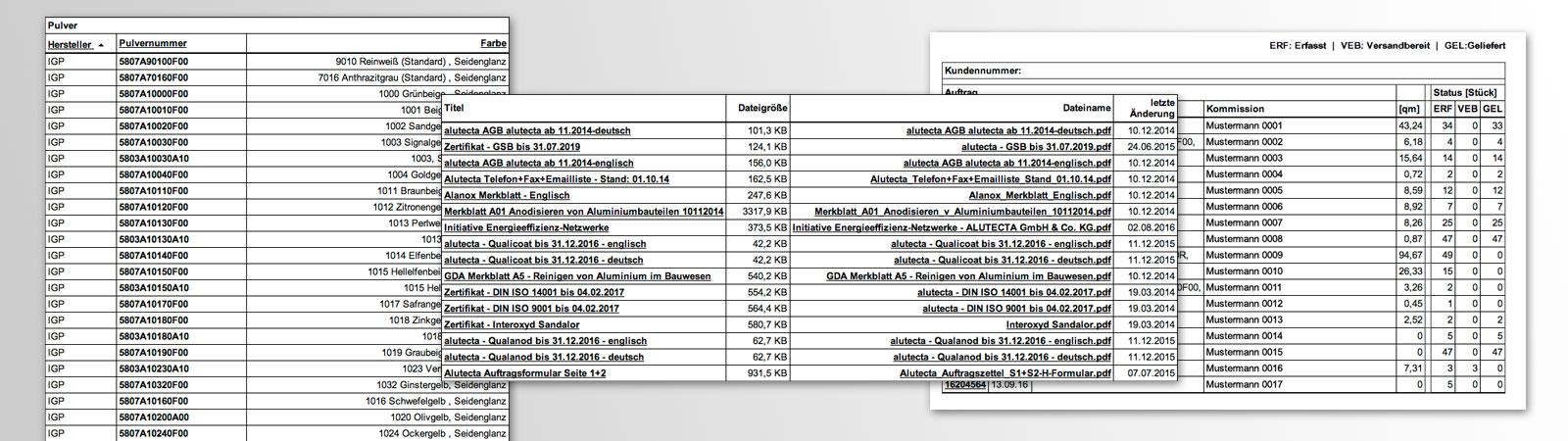 Informationsservice Kunden Service Daten