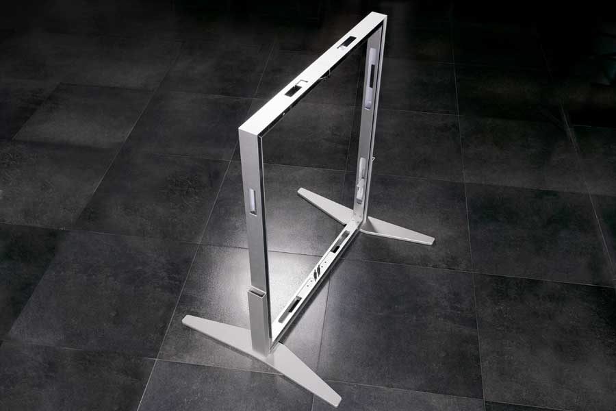 Aluminiumprofilrahmen Messebau