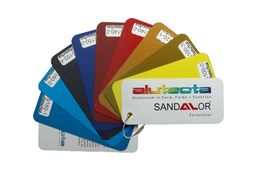 Sandalor Farbfächer